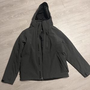 The North Face Gore Tex Men's Charcoal Hooded Jacket